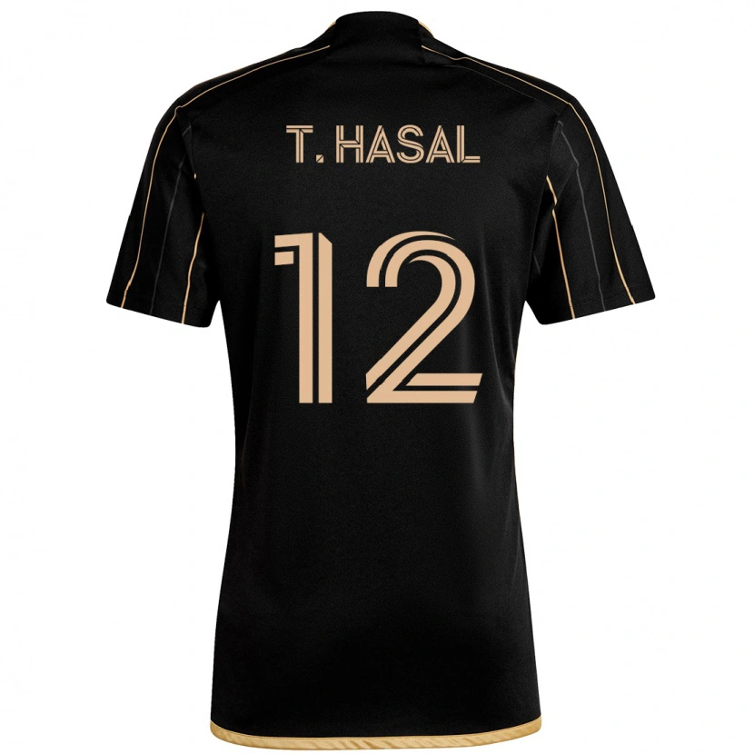 Danxen Kinder Thomas Hasal #12 Weiß Braun Heimtrikot Trikot 2025/26 T-Shirt Schweiz