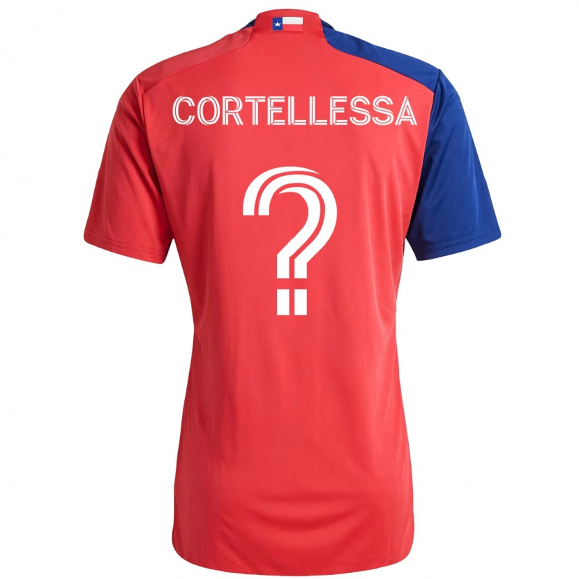 Danxen Kinder Michael Cortellessa #0 Hellblau Rot Heimtrikot Trikot 2025/26 T-Shirt Schweiz