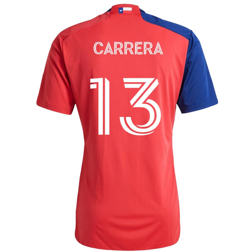 Danxen Kinder Antonio Carrera #13 Hellblau Rot Heimtrikot Trikot 2025/26 T-Shirt Schweiz