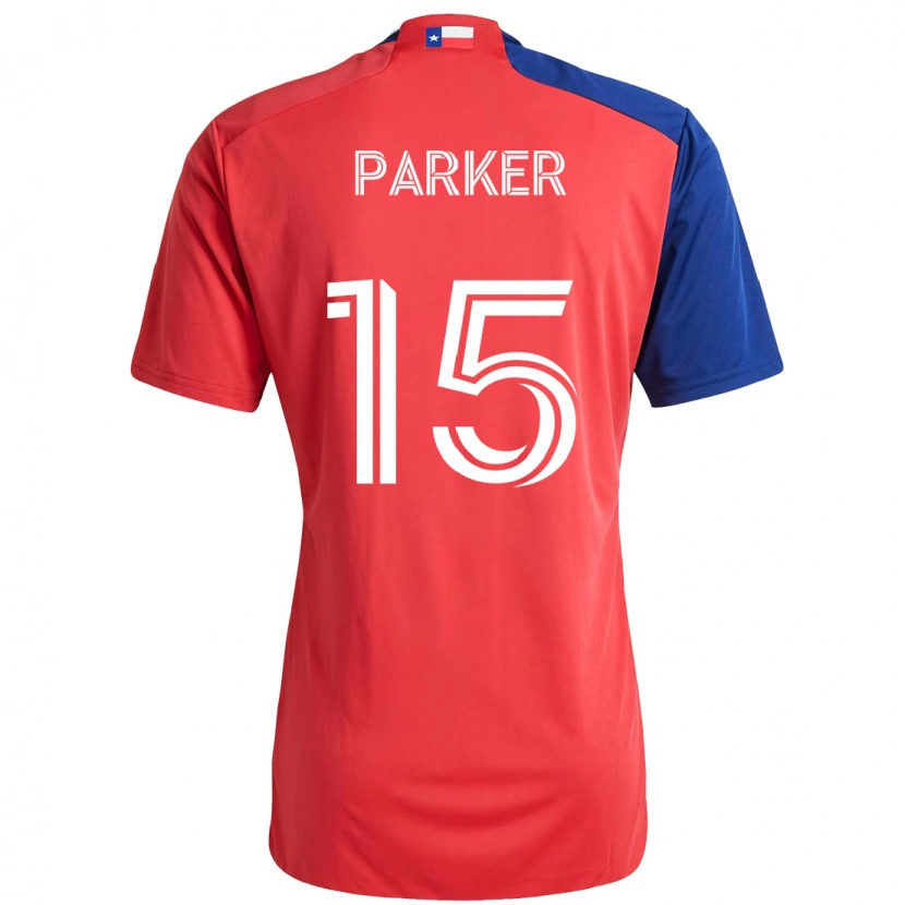 Danxen Kinder Isaiah Parker #15 Hellblau Rot Heimtrikot Trikot 2025/26 T-Shirt Schweiz