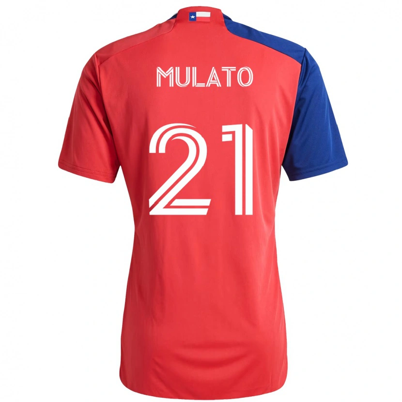 Danxen Kinder José Mulato #21 Hellblau Rot Heimtrikot Trikot 2025/26 T-Shirt Schweiz
