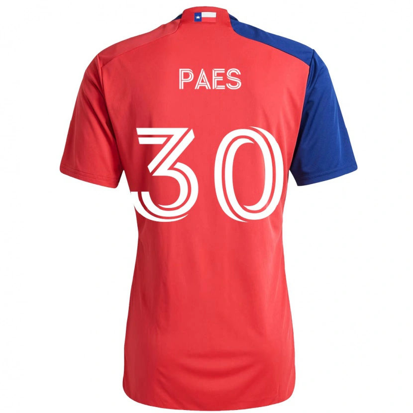 Danxen Kinder Maarten Paes #30 Hellblau Rot Heimtrikot Trikot 2025/26 T-Shirt Schweiz
