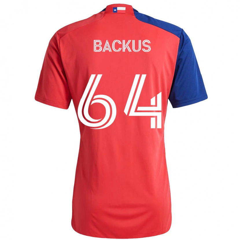 Danxen Kinder Braeden Backus #64 Hellblau Rot Heimtrikot Trikot 2025/26 T-Shirt Schweiz