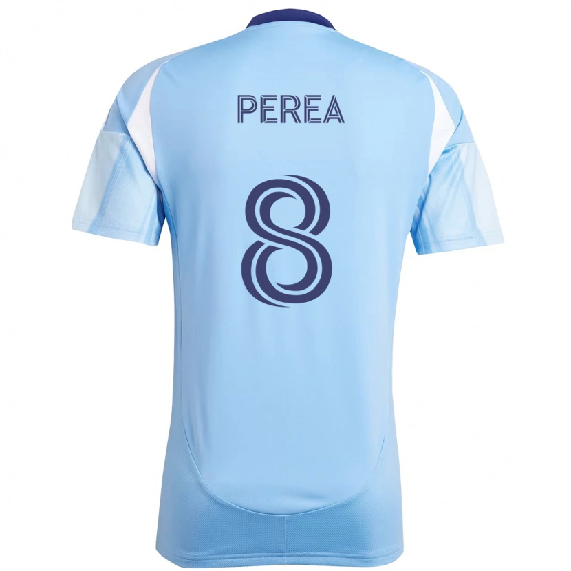 Danxen Kinder Andrés Perea #8 Schwarz Blau Orange Heimtrikot Trikot 2025/26 T-Shirt Schweiz