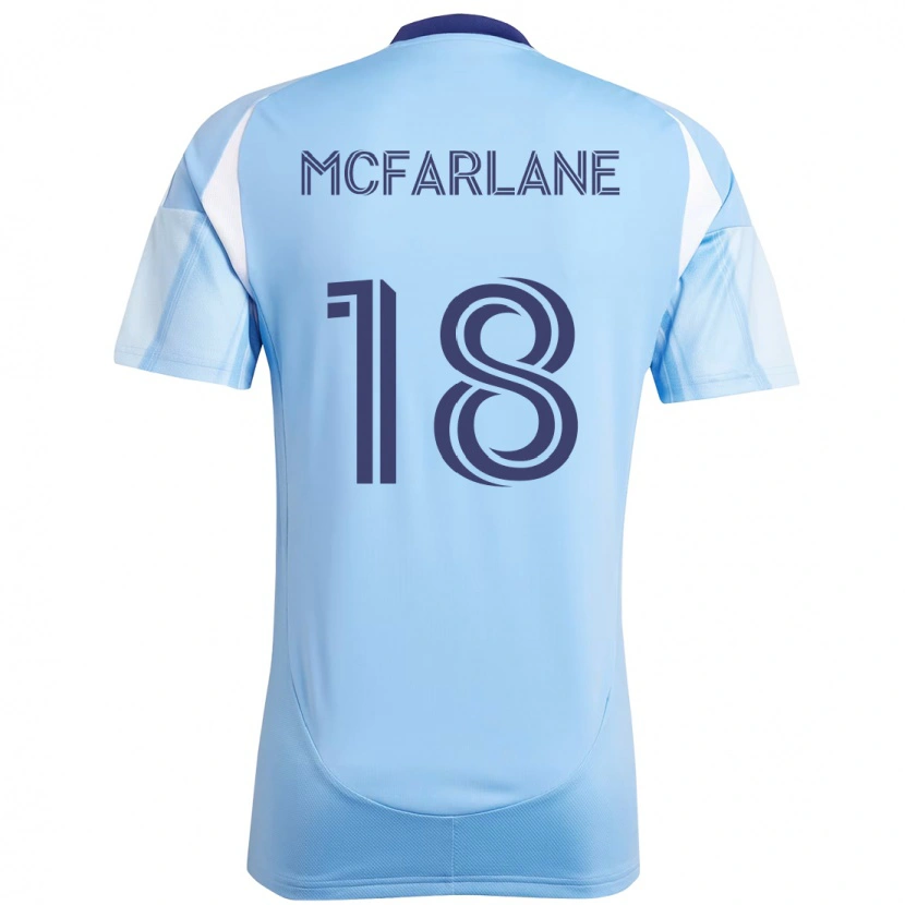 Danxen Kinder Christian Mcfarlane #18 Schwarz Blau Orange Heimtrikot Trikot 2025/26 T-Shirt Schweiz