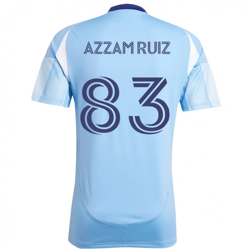 Danxen Kinder Camil Azzam Ruiz #83 Schwarz Blau Orange Heimtrikot Trikot 2025/26 T-Shirt Schweiz