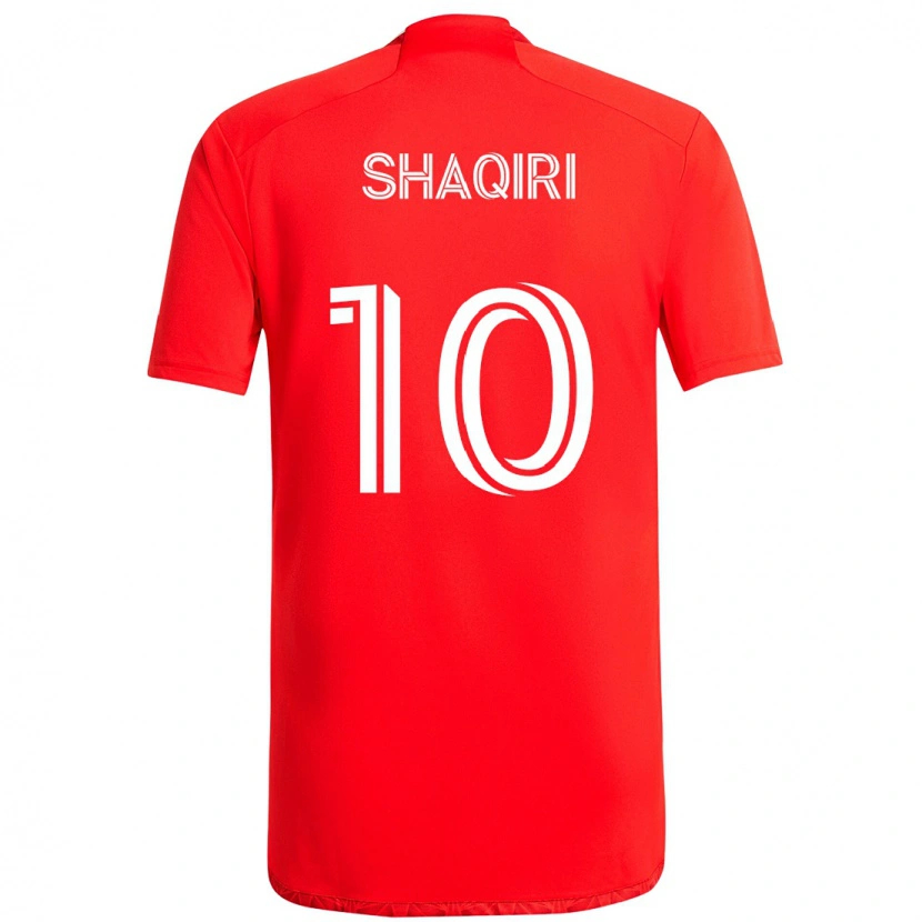Danxen Kinder Xherdan Shaqiri #10 Hellhimmelblau Blau Heimtrikot Trikot 2025/26 T-Shirt Schweiz