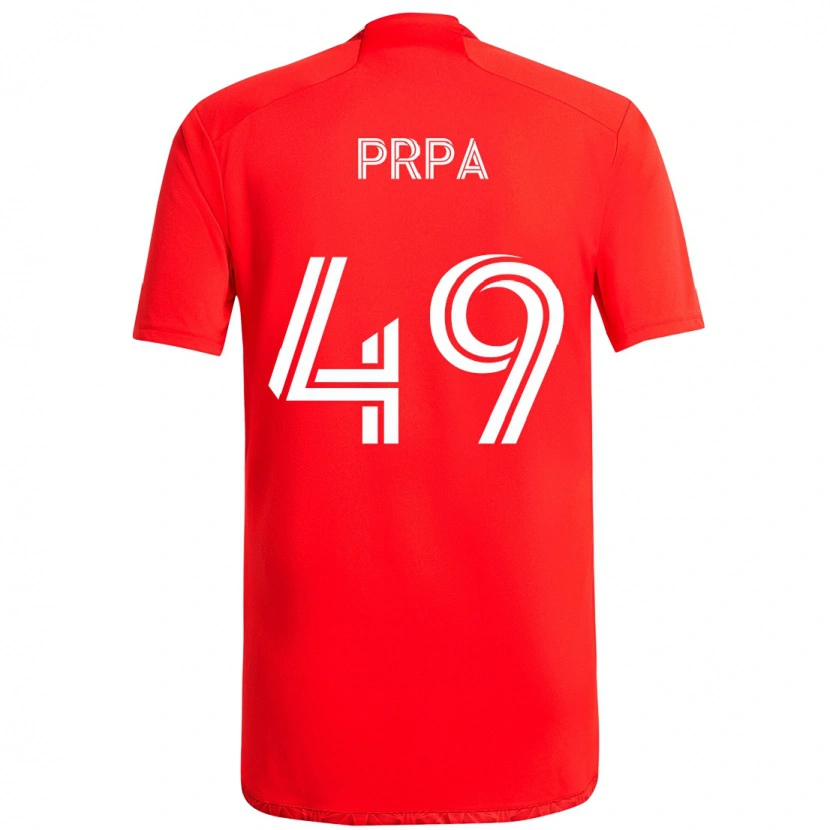 Danxen Kinder Luka Prpa #49 Hellhimmelblau Blau Heimtrikot Trikot 2025/26 T-Shirt Schweiz