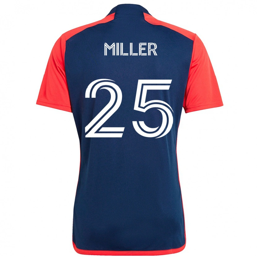 Danxen Kinder Peyton Miller #25 Blau Rot Heimtrikot Trikot 2025/26 T-Shirt Schweiz