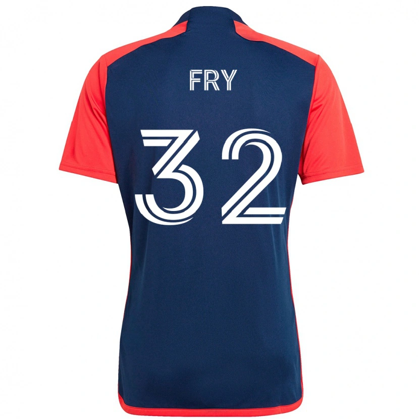 Danxen Kinder Malcolm Fry #32 Blau Rot Heimtrikot Trikot 2025/26 T-Shirt Schweiz