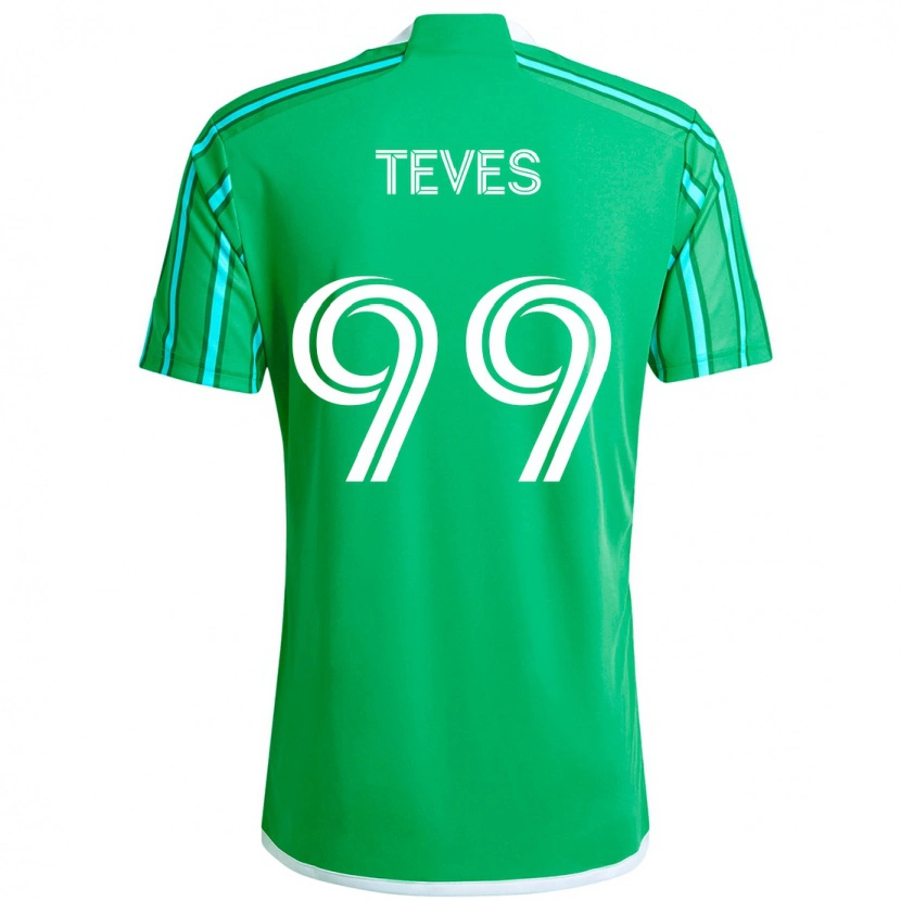 Danxen Kinder Dylan Teves #99 Hellblau Heimtrikot Trikot 2025/26 T-Shirt Schweiz