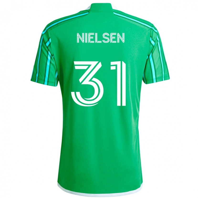 Danxen Kinder Madeline Nielsen #31 Hellblau Heimtrikot Trikot 2025/26 T-Shirt Schweiz