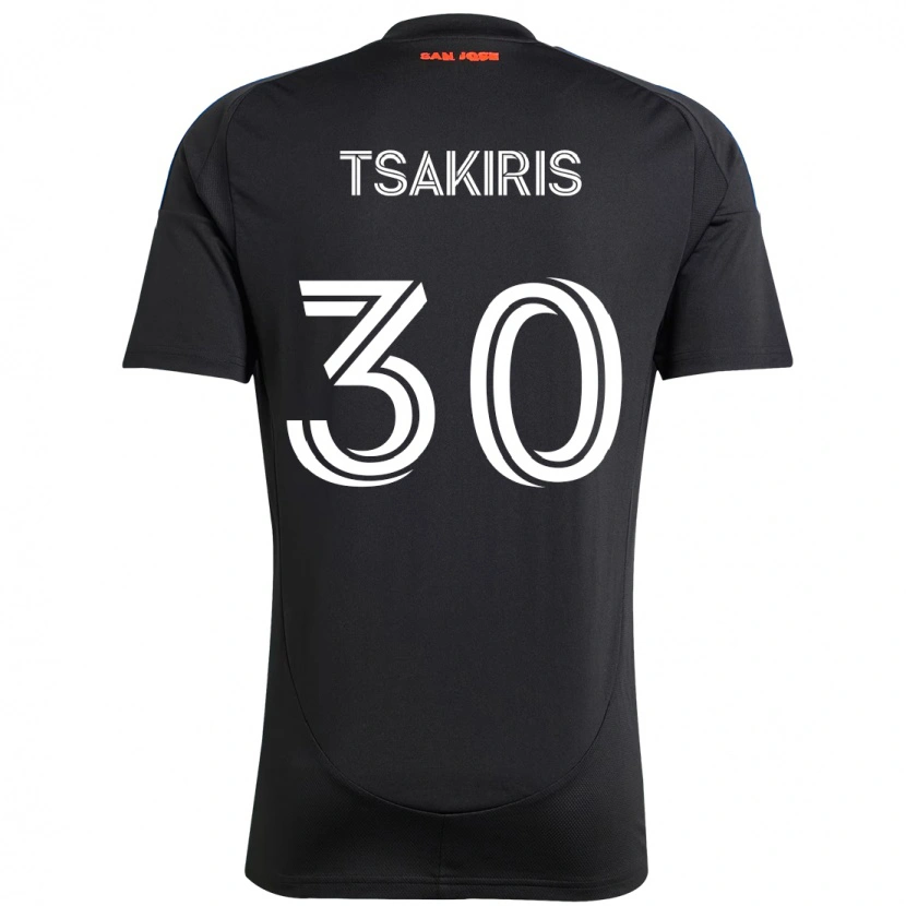 Danxen Kinder Niko Tsakiris #30 Weiß Rot Heimtrikot Trikot 2025/26 T-Shirt Schweiz