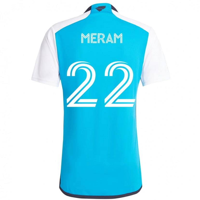 Danxen Kinder Justin Meram #22 Himmelblau Weiß Heimtrikot Trikot 2025/26 T-Shirt Schweiz