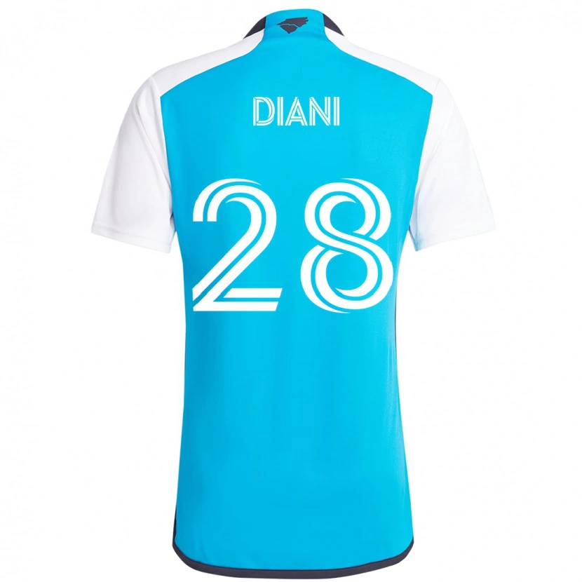 Danxen Kinder Djibril Diani #28 Schwarz Weiß Heimtrikot Trikot 2025/26 T-Shirt Schweiz