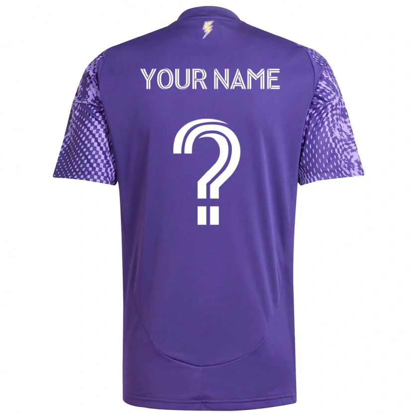 Danxen Kinder Ihren Namen #0 Weiß Lila Heimtrikot Trikot 2025/26 T-Shirt Schweiz