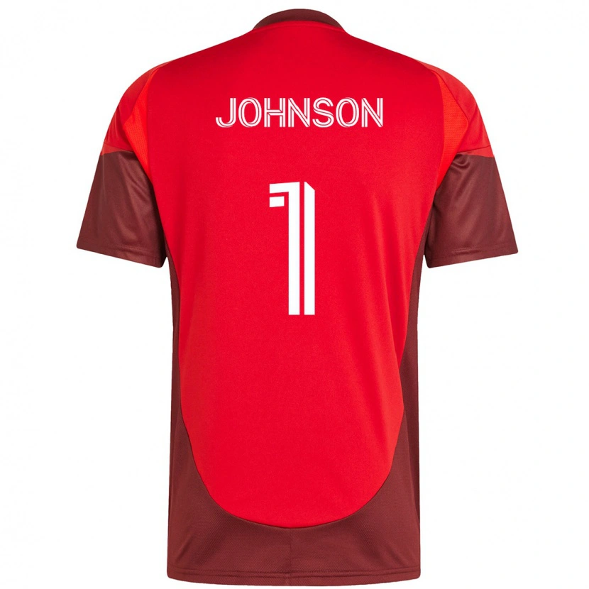 Danxen Kinder Sean Johnson #1 Weiß Rot Heimtrikot Trikot 2025/26 T-Shirt Schweiz