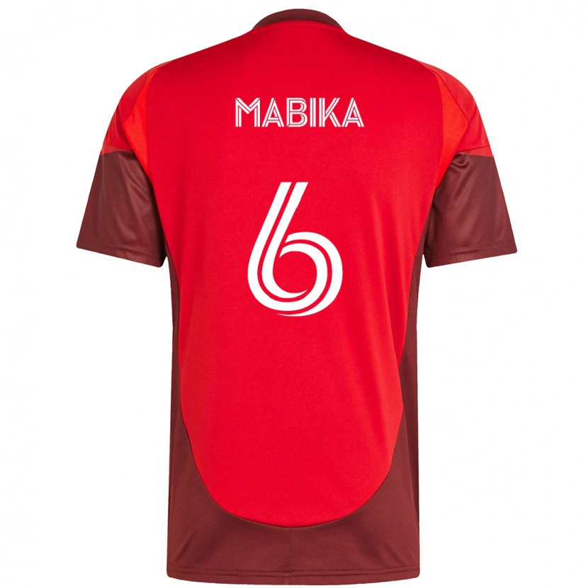 Danxen Kinder Aimé Mabika #6 Weiß Rot Heimtrikot Trikot 2025/26 T-Shirt Schweiz