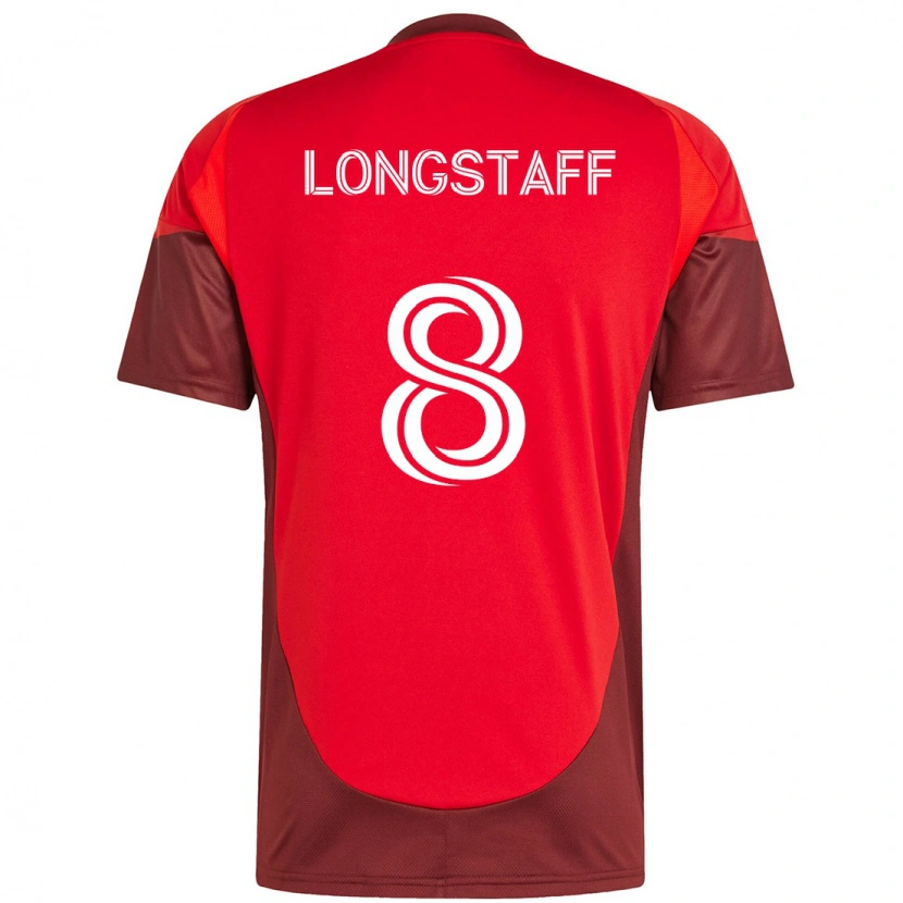 Danxen Kinder Matty Longstaff #8 Weiß Rot Heimtrikot Trikot 2025/26 T-Shirt Schweiz