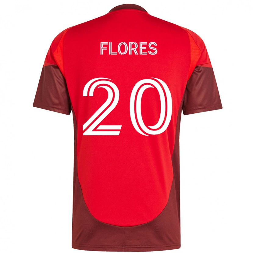 Danxen Kinder Deybi Flores #20 Weiß Rot Heimtrikot Trikot 2025/26 T-Shirt Schweiz