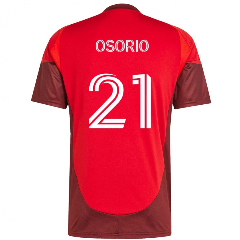 Danxen Kinder Jonathan Osorio #21 Weiß Rot Heimtrikot Trikot 2025/26 T-Shirt Schweiz