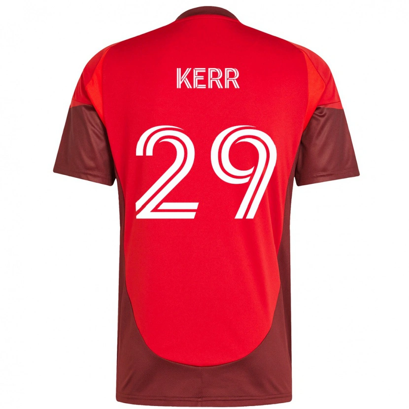 Danxen Kinder Deandre Kerr #29 Weiß Rot Heimtrikot Trikot 2025/26 T-Shirt Schweiz