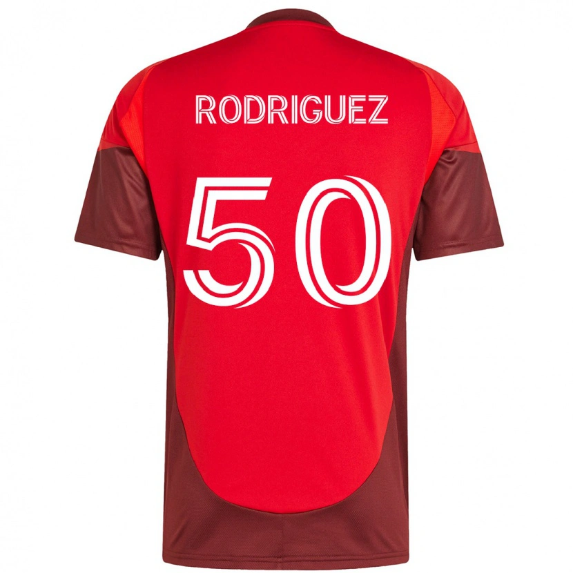 Danxen Kinder Abraham Rodriguez #50 Weiß Rot Heimtrikot Trikot 2025/26 T-Shirt Schweiz