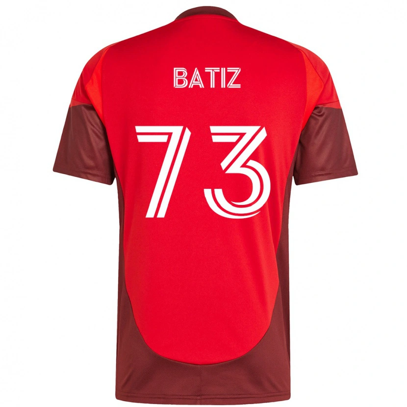 Danxen Kinder Jesus Batiz #73 Weiß Rot Heimtrikot Trikot 2025/26 T-Shirt Schweiz