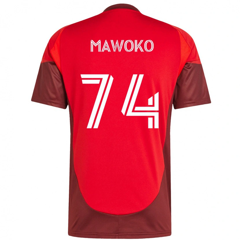 Danxen Kinder Kundai Mawoko #74 Weiß Rot Heimtrikot Trikot 2025/26 T-Shirt Schweiz