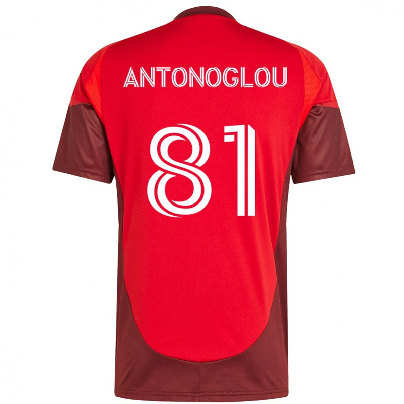 Danxen Kinder Themi Antonoglou #81 Weiß Rot Heimtrikot Trikot 2025/26 T-Shirt Schweiz