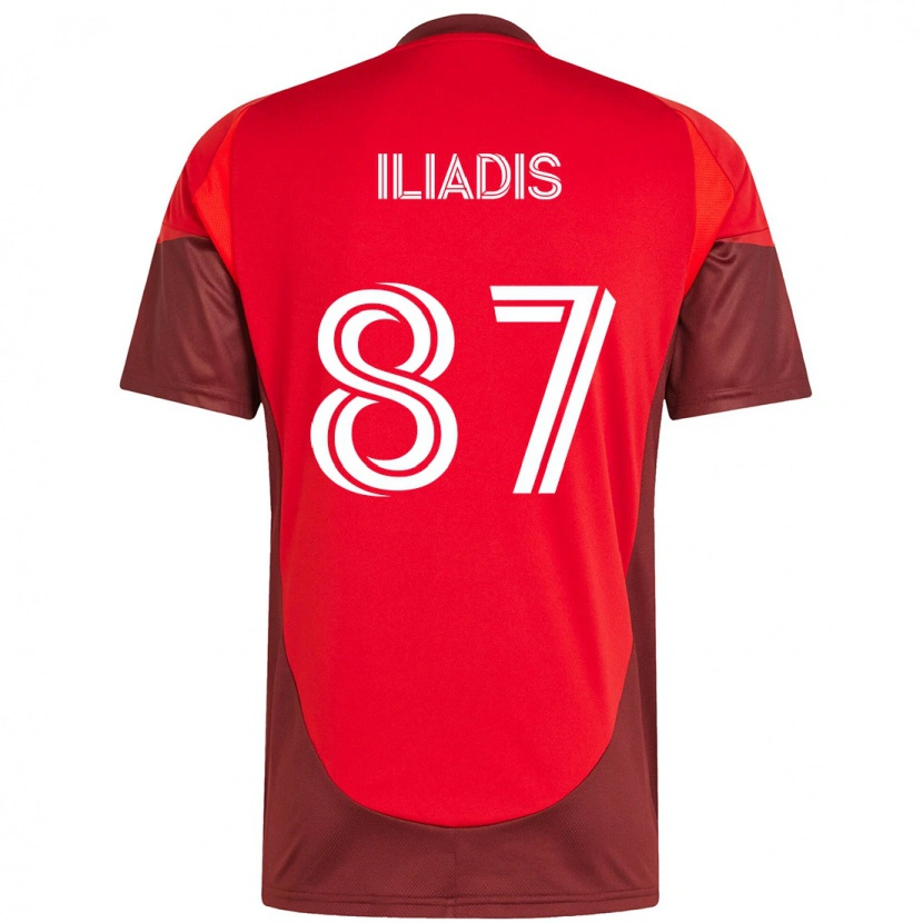 Danxen Kinder Costa Iliadis #87 Weiß Rot Heimtrikot Trikot 2025/26 T-Shirt Schweiz