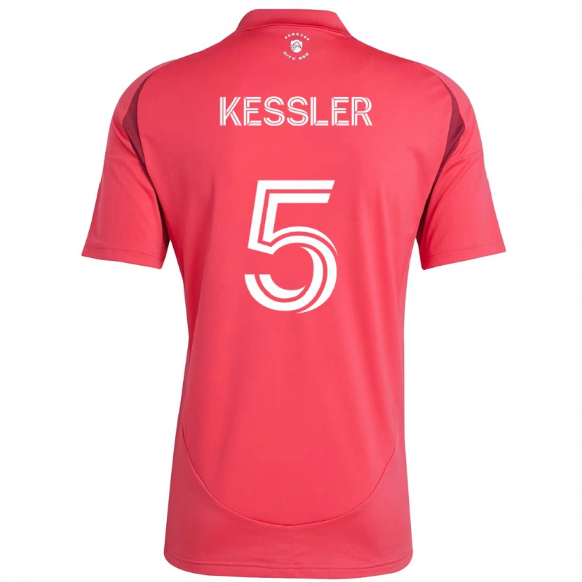 Danxen Kinder Henry Kessler #5 Weiß Magenta Heimtrikot Trikot 2025/26 T-Shirt Schweiz