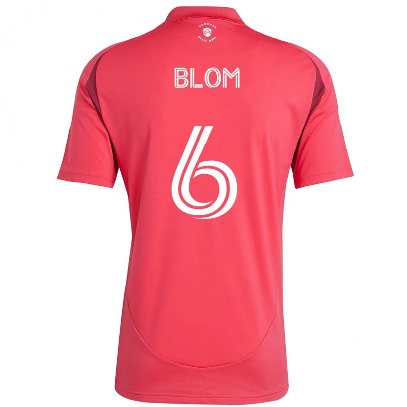 Danxen Kinder Njabulo Blom #6 Weiß Magenta Heimtrikot Trikot 2025/26 T-Shirt Schweiz