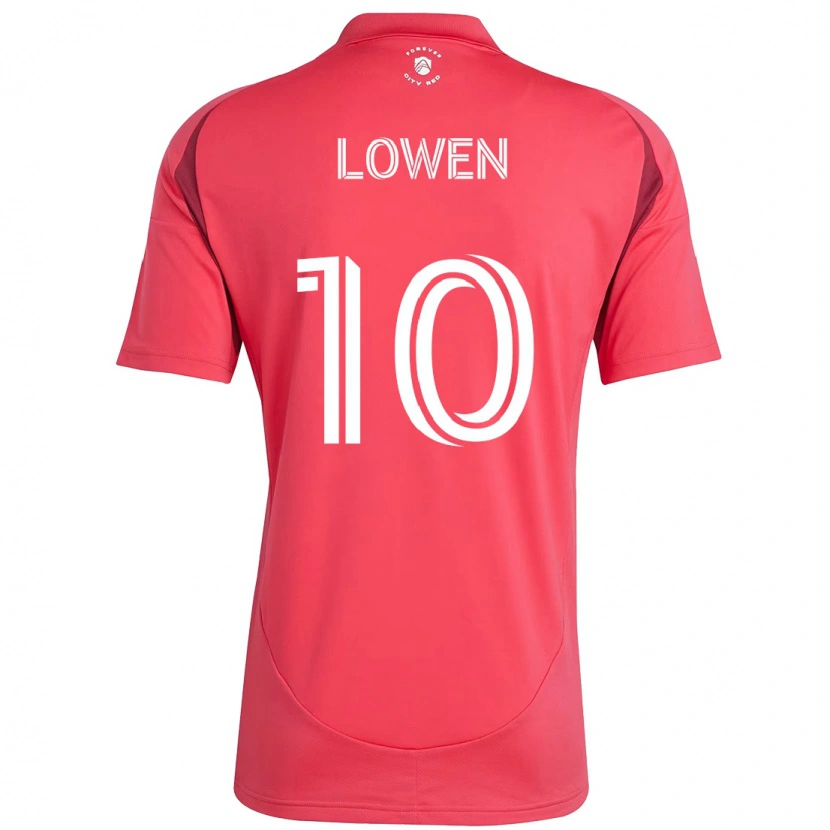 Danxen Kinder Eduard Löwen #10 Weiß Magenta Heimtrikot Trikot 2025/26 T-Shirt Schweiz