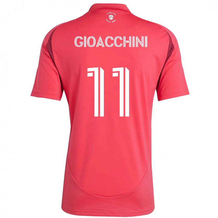 Danxen Kinder Nicholas Gioacchini #11 Weiß Magenta Heimtrikot Trikot 2025/26 T-Shirt Schweiz