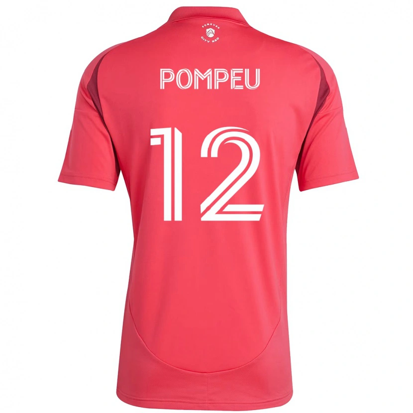Danxen Kinder Célio Pompeu #12 Weiß Magenta Heimtrikot Trikot 2025/26 T-Shirt Schweiz