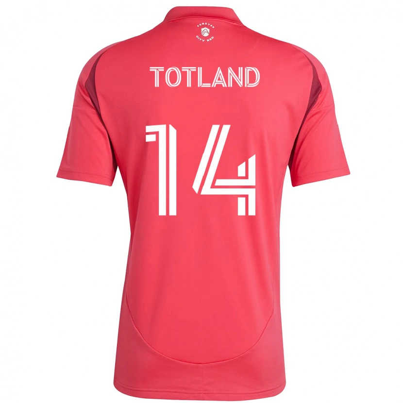 Danxen Kinder Tomas Totland #14 Weiß Magenta Heimtrikot Trikot 2025/26 T-Shirt Schweiz