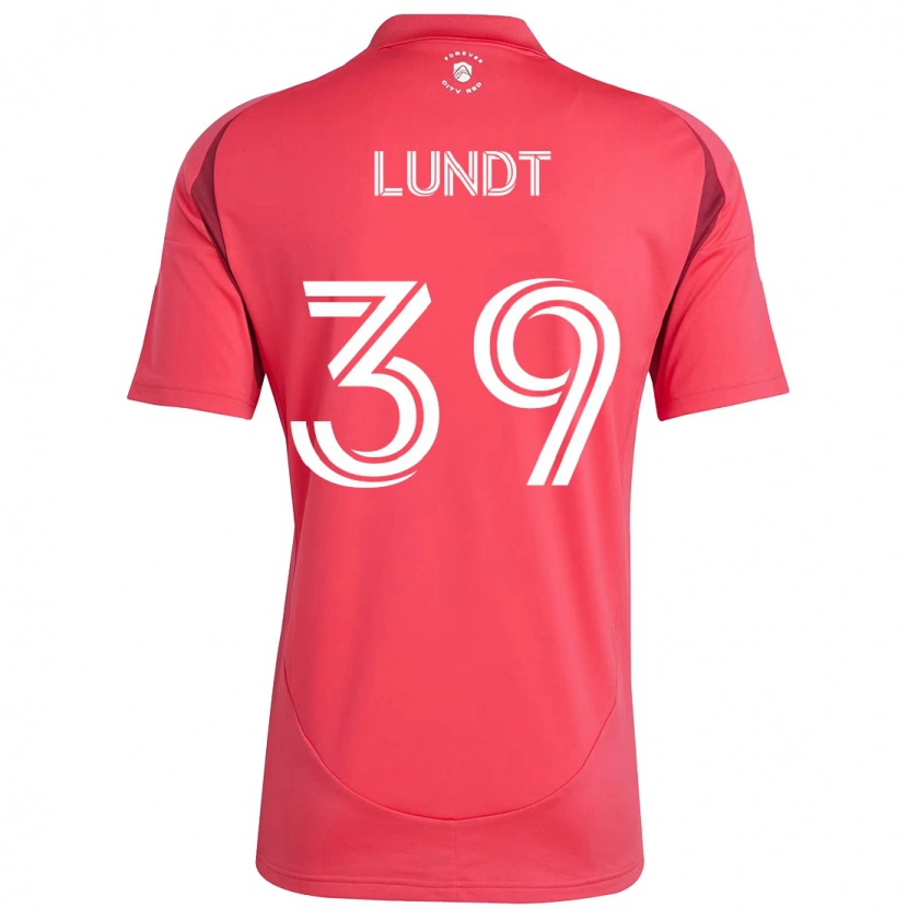 Danxen Kinder Ben Lundt #39 Weiß Magenta Heimtrikot Trikot 2025/26 T-Shirt Schweiz