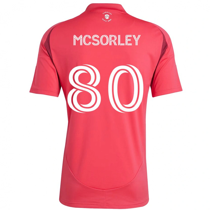 Danxen Kinder Brendan Mcsorley #80 Weiß Magenta Heimtrikot Trikot 2025/26 T-Shirt Schweiz