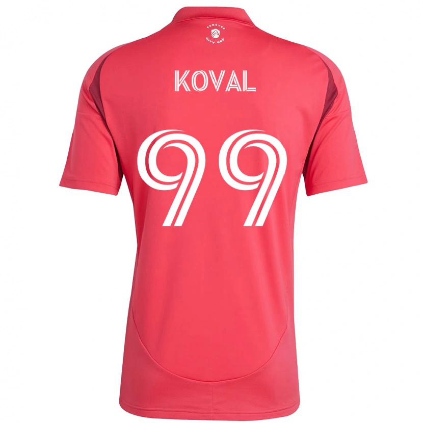Danxen Kinder Stanislav Koval #99 Weiß Magenta Heimtrikot Trikot 2025/26 T-Shirt Schweiz