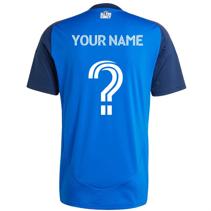 Danxen Kinder Ihren Namen #0 Weiß Blau Orange Heimtrikot Trikot 2025/26 T-Shirt Schweiz