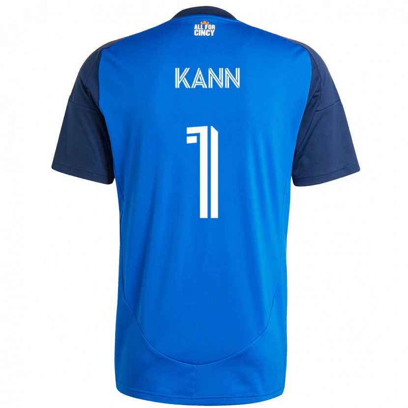 Danxen Kinder Alec Kann #1 Weiß Blau Orange Heimtrikot Trikot 2025/26 T-Shirt Schweiz