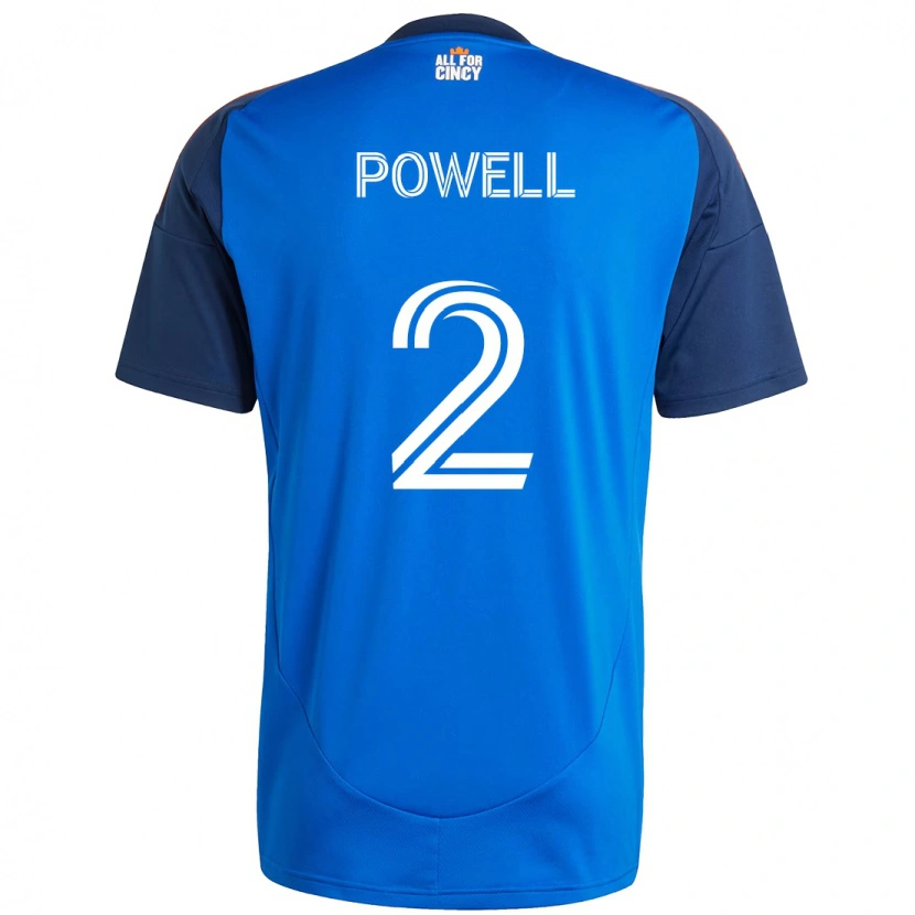 Danxen Kinder Alvas Powell #2 Weiß Blau Orange Heimtrikot Trikot 2025/26 T-Shirt Schweiz