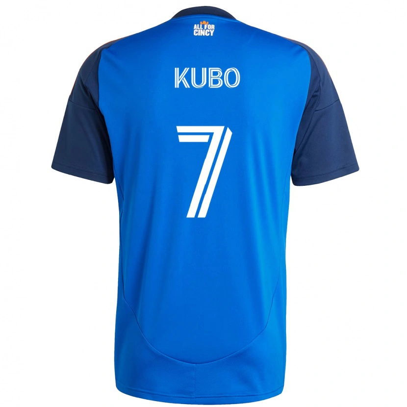 Danxen Kinder Yuya Kubo #7 Weiß Blau Orange Heimtrikot Trikot 2025/26 T-Shirt Schweiz
