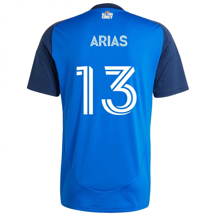 Danxen Kinder Santiago Arias #13 Weiß Blau Orange Heimtrikot Trikot 2025/26 T-Shirt Schweiz