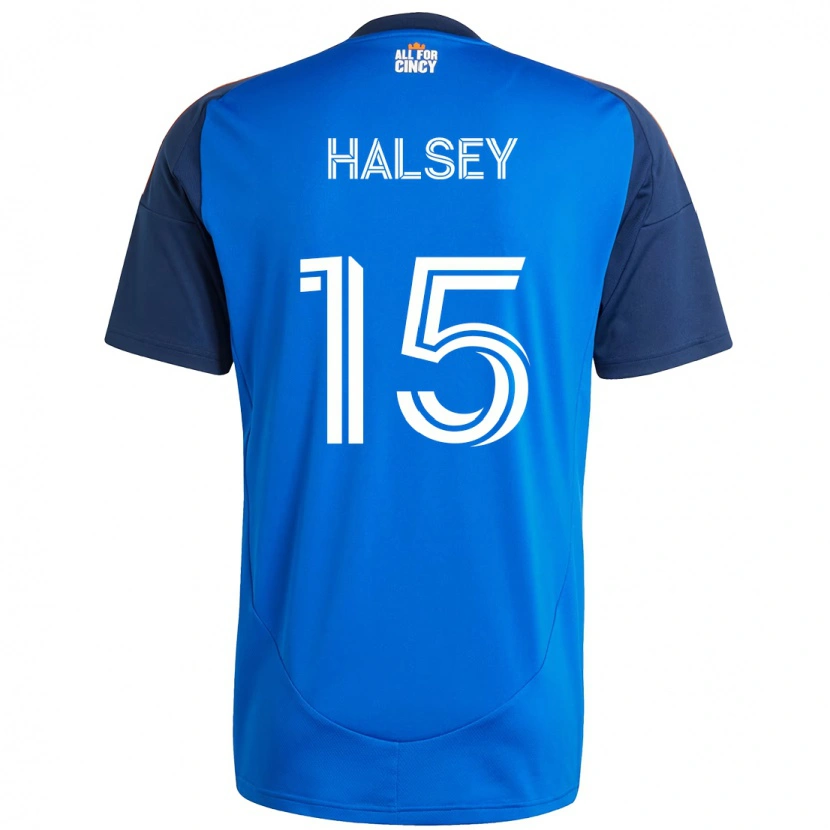 Danxen Kinder Bret Halsey #15 Weiß Blau Orange Heimtrikot Trikot 2025/26 T-Shirt Schweiz