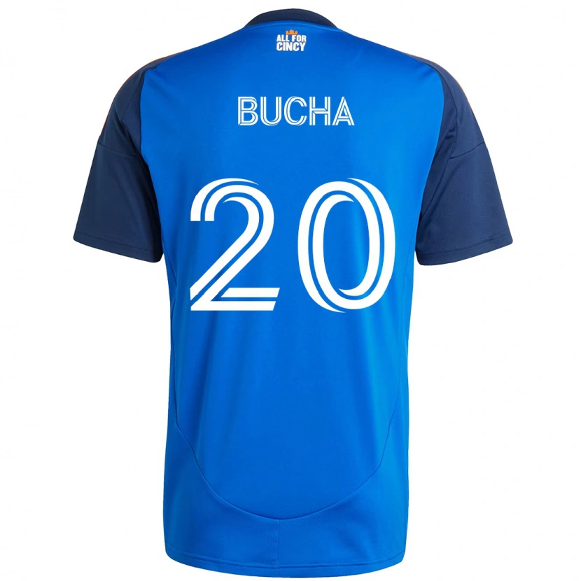 Danxen Kinder Pavel Bucha #20 Weiß Blau Orange Heimtrikot Trikot 2025/26 T-Shirt Schweiz