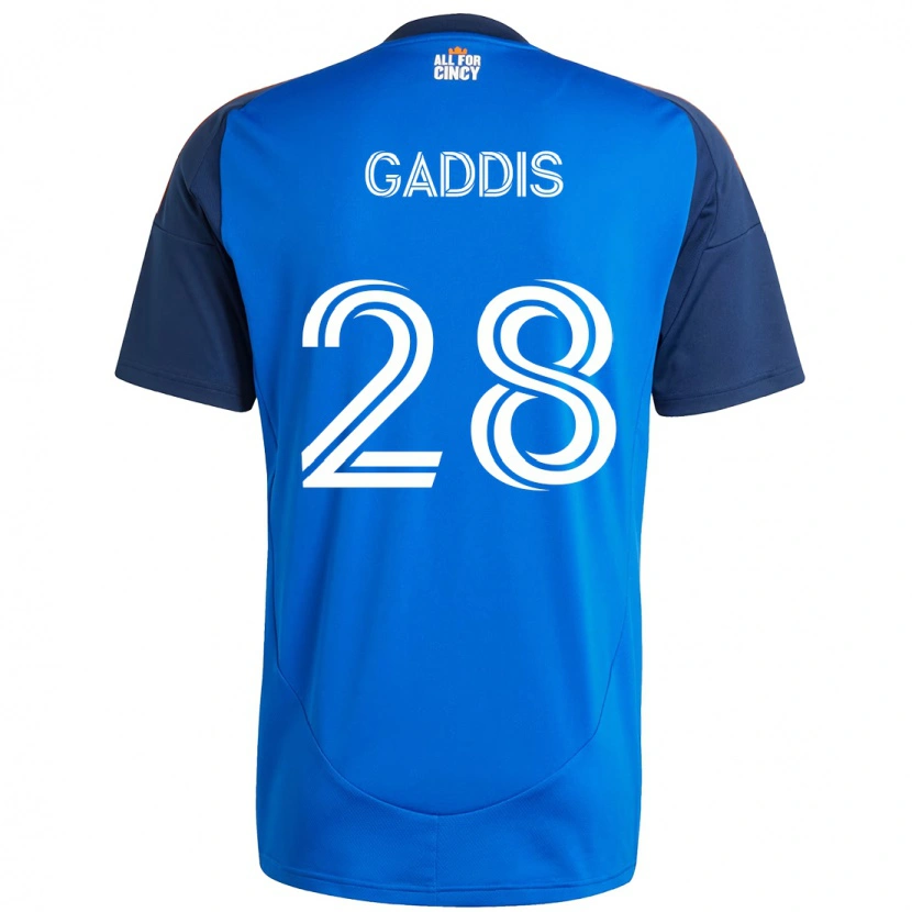 Danxen Kinder Raymon Gaddis #28 Weiß Blau Orange Heimtrikot Trikot 2025/26 T-Shirt Schweiz