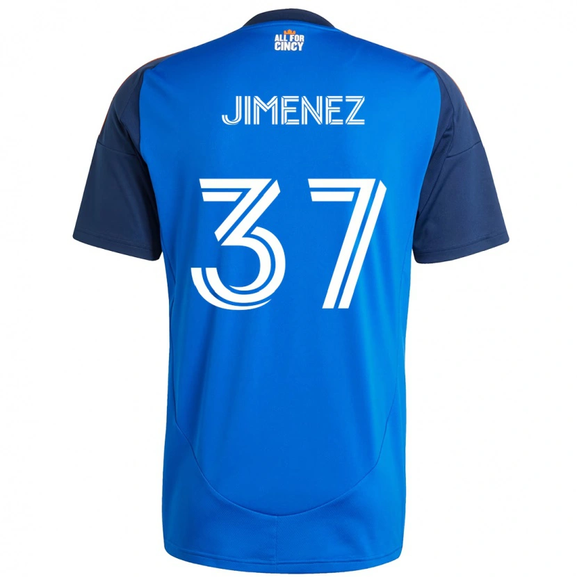 Danxen Kinder Stiven Jimenez #37 Weiß Blau Orange Heimtrikot Trikot 2025/26 T-Shirt Schweiz