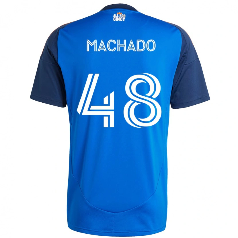 Danxen Kinder Juan Machado #48 Weiß Blau Orange Heimtrikot Trikot 2025/26 T-Shirt Schweiz